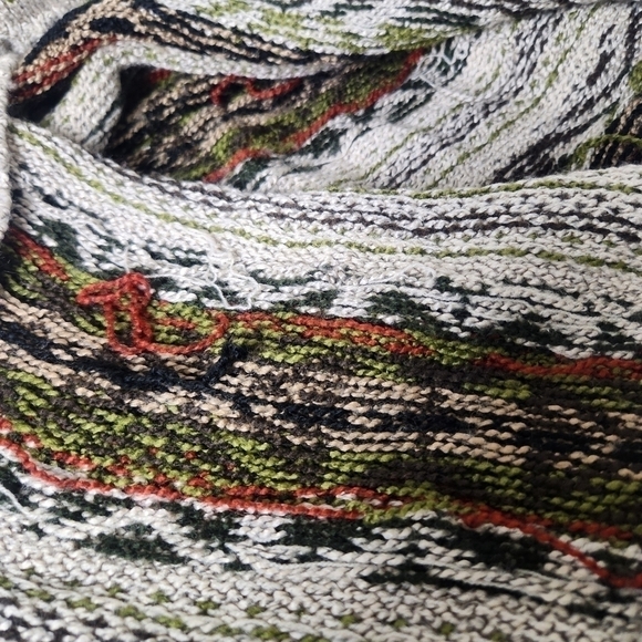 Vintage Women's Chunky Knit Turtleneck Oversized Sweater Large - Picture 9 of 14